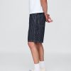Pantalones cortos de carpintero holgados de mezclilla a rayas de los años 90 Pantalones cortos de carpintero holgados de mezclilla a rayas de los años 90