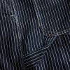 Pantalones cortos de carpintero holgados de mezclilla a rayas de los años 90 Pantalones cortos de carpintero holgados de mezclilla a rayas de los años 90