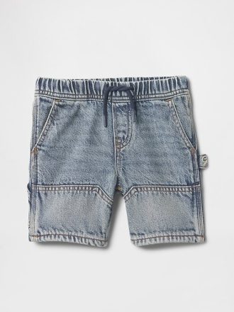 Pantalones cortos de carpintero UltraSoft para bebés y niños pequeños