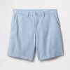 Pantalones cortos de lino y algodón de 8″ Pantalones cortos de lino y algodón de 8″