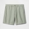 Pantalones cortos de lino y algodón de 8″ Pantalones cortos de lino y algodón de 8″
