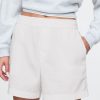 Pantalones cortos de popelina a rayas de algodón orgánico Pantalones cortos de popelina a rayas de algodón orgánico