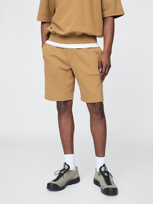 Pantalones cortos deportivos Carpenter de felpa francesa de peso pesado Pantalones cortos deportivos Carpenter de felpa francesa de peso pesado