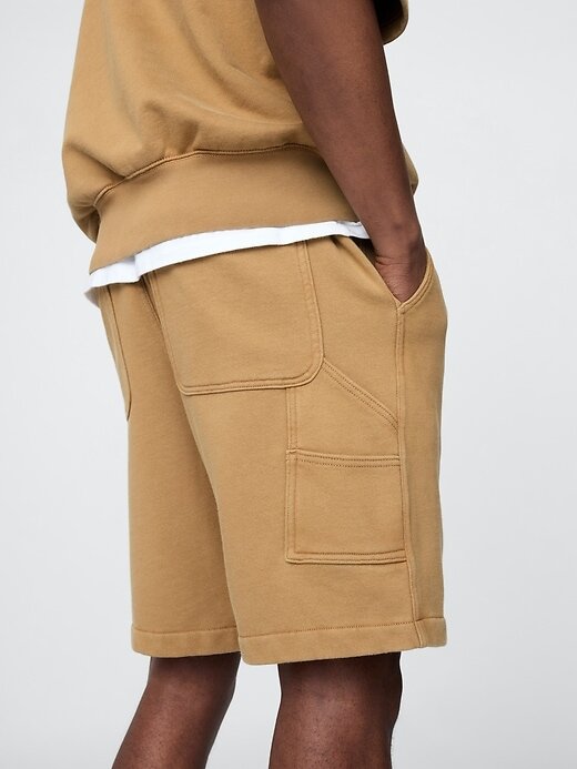 Pantalones cortos deportivos Carpenter de felpa francesa de peso pesado Pantalones cortos deportivos Carpenter de felpa francesa de peso pesado
