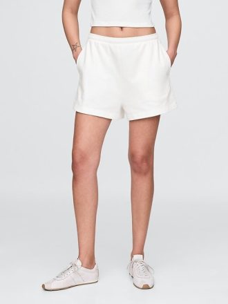 Pantalones cortos deportivos de felpa francesa de 3″