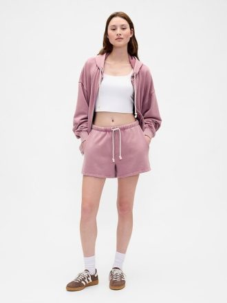 Pantalones cortos deportivos de felpa francesa de 3″ de peso pesado