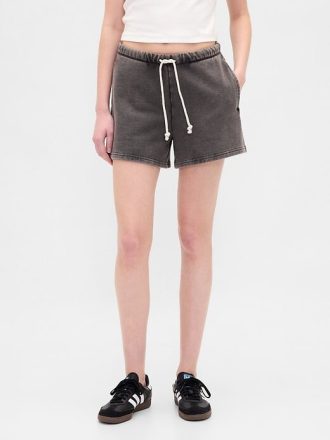 Pantalones cortos deportivos de felpa francesa de 3″ de peso pesado