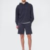 Pantalones cortos deportivos de felpa francesa de peso pesado Pantalones cortos deportivos de felpa francesa de peso pesado