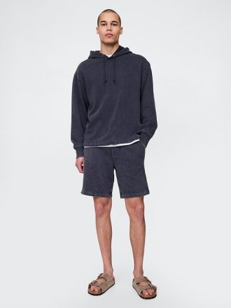 Pantalones cortos deportivos de felpa francesa de peso pesado