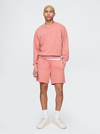 Pantalones cortos deportivos de felpa francesa de peso pesado