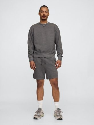 Pantalones cortos deportivos de felpa francesa de peso pesado