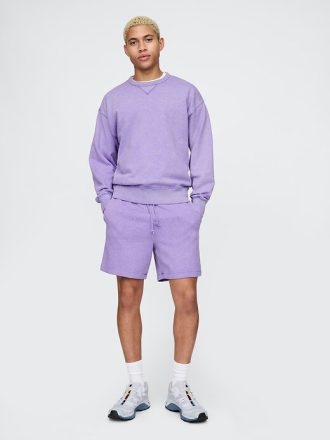 Pantalones cortos deportivos de felpa francesa de peso pesado