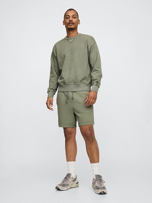 Pantalones cortos deportivos de felpa francesa de peso pesado Pantalones cortos deportivos de felpa francesa de peso pesado
