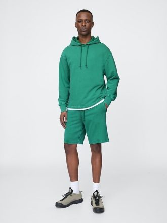 Pantalones cortos deportivos de felpa francesa de peso pesado