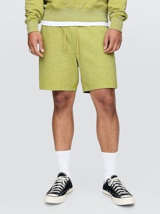 Pantalones cortos deportivos de felpa francesa de peso pesado