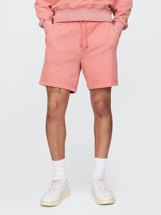Pantalones cortos deportivos de felpa francesa de peso pesado Pantalones cortos deportivos de felpa francesa de peso pesado