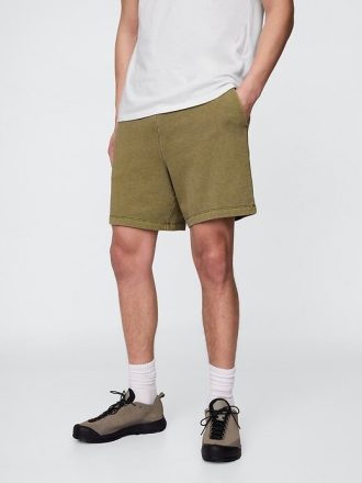 Pantalones cortos deportivos de felpa francesa de peso pesado