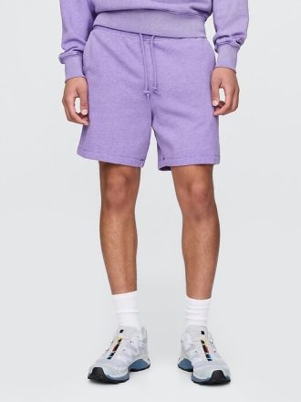 Pantalones cortos deportivos de felpa francesa de peso pesado