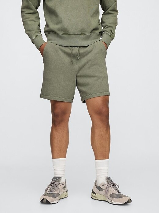 Pantalones cortos deportivos de felpa francesa de peso pesado Pantalones cortos deportivos de felpa francesa de peso pesado