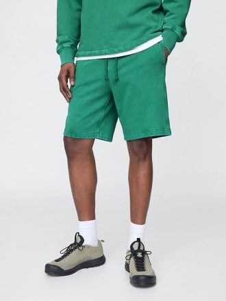 Pantalones cortos deportivos de felpa francesa de peso pesado