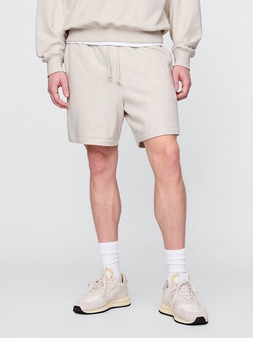 Pantalones cortos deportivos de felpa francesa de peso pesado Pantalones cortos deportivos de felpa francesa de peso pesado