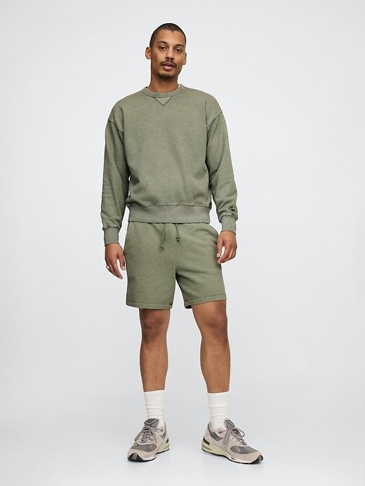 Pantalones cortos deportivos de felpa francesa de peso pesado Pantalones cortos deportivos de felpa francesa de peso pesado