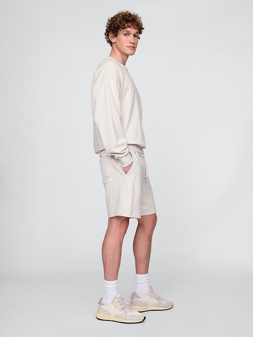 Pantalones cortos deportivos de felpa francesa de peso pesado Pantalones cortos deportivos de felpa francesa de peso pesado