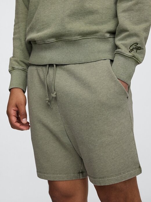 Pantalones cortos deportivos de felpa francesa de peso pesado Pantalones cortos deportivos de felpa francesa de peso pesado
