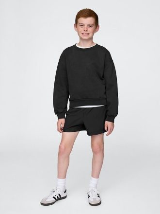 Pantalones cortos forrados de secado rápido para niños de 3,5″