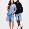 Pantalones cortos holgados de mezclilla de punto para adulto de Gap × BÉIS Pantalones cortos holgados de mezclilla de punto para adulto de Gap × BÉIS