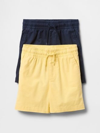 Pantalones cortos para bebés y niños pequeños (paquete de 2)