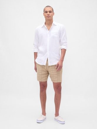 Pantalones cortos texturizados fáciles de usar de 7″