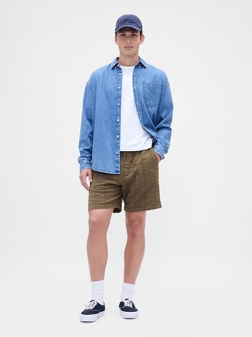 Pantalones cortos texturizados fáciles de usar de 7″ Pantalones cortos texturizados fáciles de usar de 7″