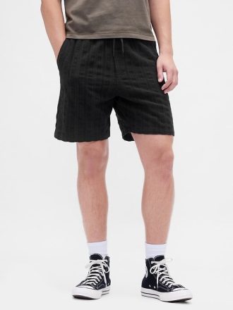 Pantalones cortos texturizados fáciles de usar de 7″