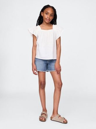 Pantalones cortos vaqueros midi para niños Pantalones cortos vaqueros midi para niños