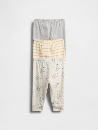 Pantalones de algodón orgánico Baby First Favorites (paquete de 3)