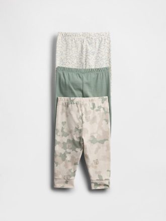 Pantalones de algodón orgánico Baby First Favorites (paquete de 3)