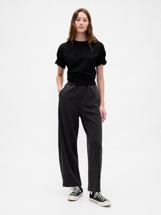 Pantalones de algodón orgánico de peso pesado Pantalones de algodón orgánico de peso pesado