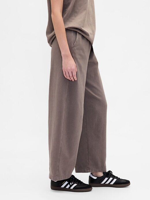 Pantalones de algodón orgánico de peso pesado Pantalones de algodón orgánico de peso pesado