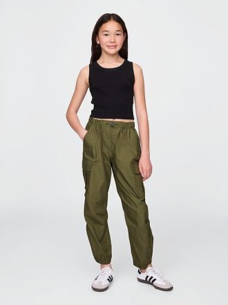 Pantalones de paracaídas de carga fácil para niños