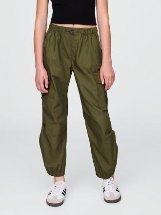Pantalones de paracaídas de carga fácil para niños