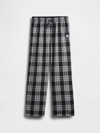 Pantalones de pijama de franela con calaveras para niños de Gap × Disney Tim Burton’s Pesadilla antes de Navidad