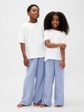 Pantalones de pijama de franela reciclada para niños
