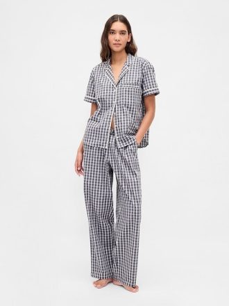 Pantalones de pijama de popelina