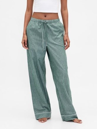 Pantalones de pijama de popelina