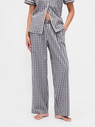 Pantalones de pijama de popelina