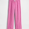Pantalones de pijama de popelina reciclada para niños Pantalones de pijama de popelina reciclada para niños