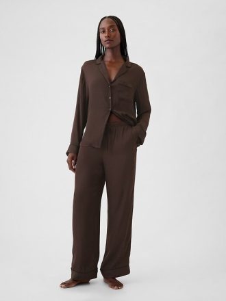 Pantalones de pijama de satén