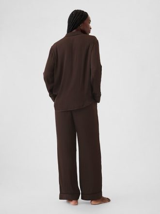Pantalones de pijama de satén