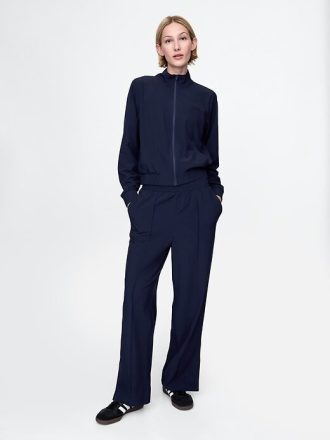 Pantalones de tiro alto con dobladillo dividido GapFit Tech